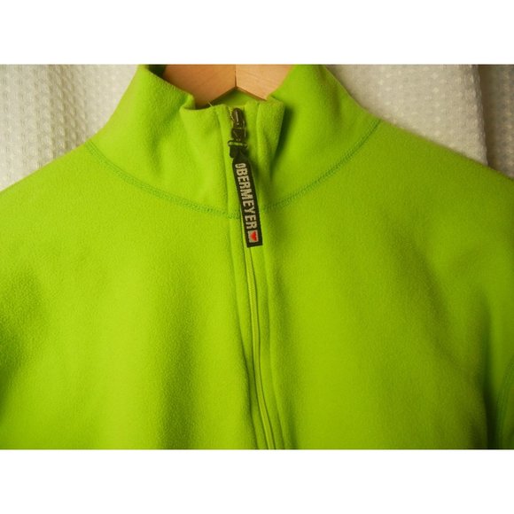 Obermeyer Ultra Gear women's M Ski top, cold weather pullover lime green - Picture 3 of 6